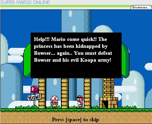 Vintage-Spiele Super Mario