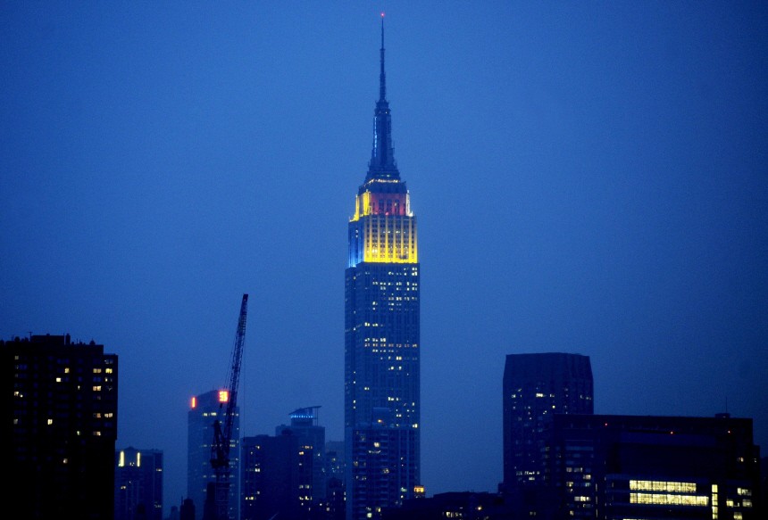 Empire State Building strahlt für Olympioniken Schwarz-Rot-Gold