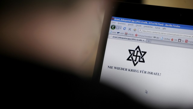Empoerung ueber antisemitisches Logo der Duisburger Linken