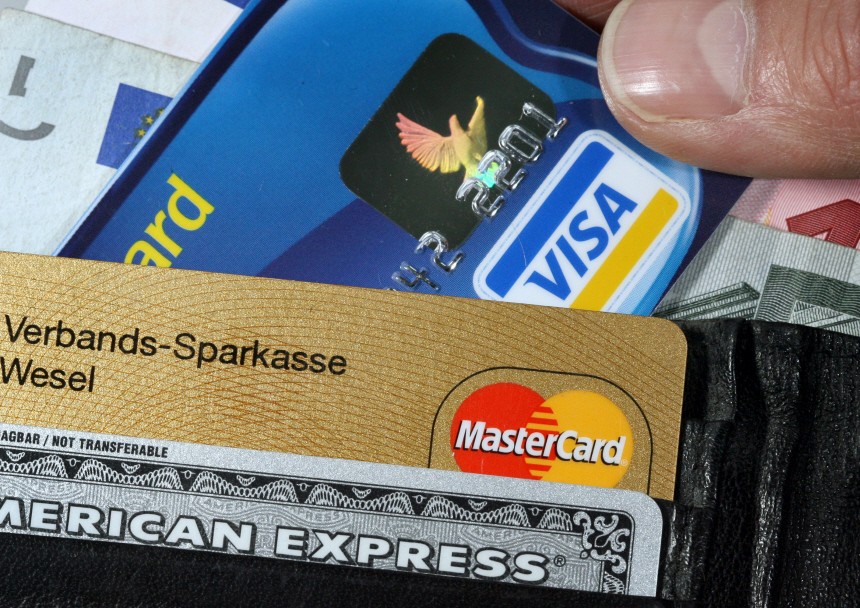 Kreditkarten im Portemonnaie