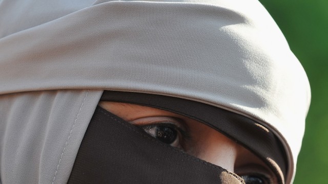 Demonstration To Protest Against The Ban Of Full-Face Veil In Public Places