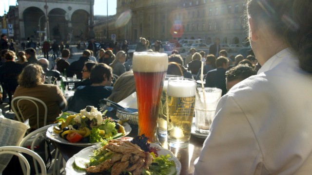 Biergarten - Saison in Bayern eroeffnet
