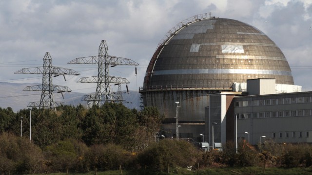 File photo shows a view of the Sellafield nuclear reprocessing site near Seascale in Cumbria, England