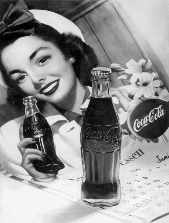 Werbung für Coca-Cola, 1955