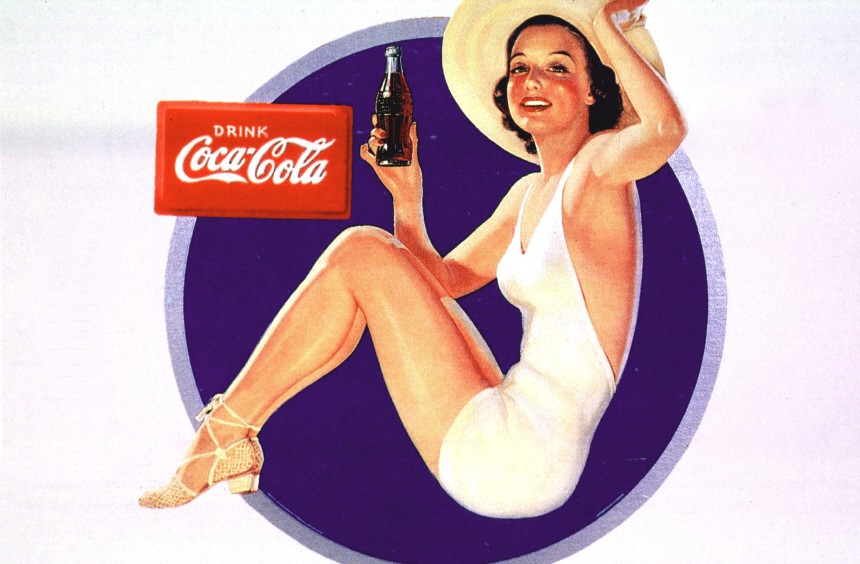 Werbung für Coca-Cola, 1950er