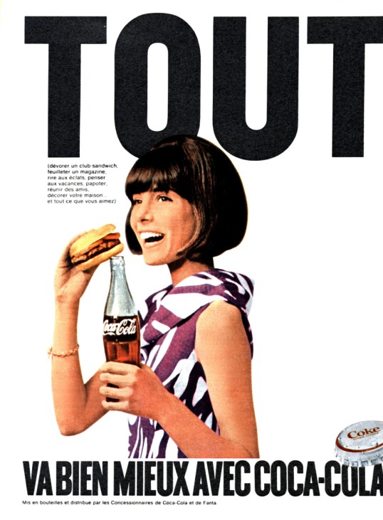 Werbung für Coca-Cola, 1960er