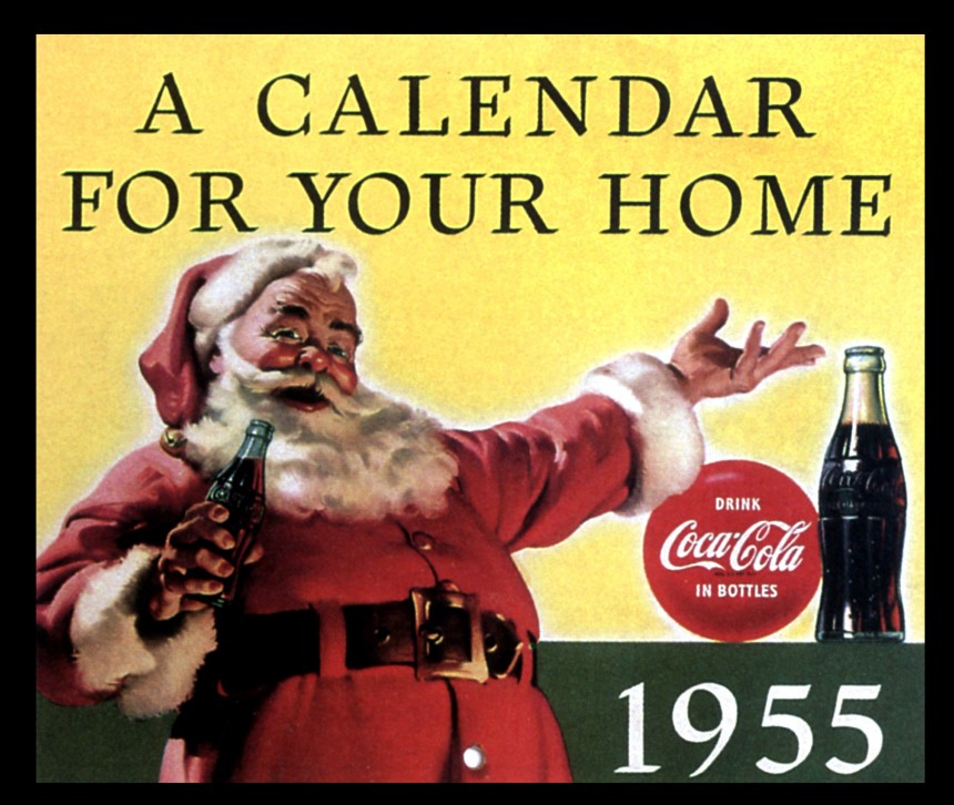 Werbung für Coca-Cola, 1955