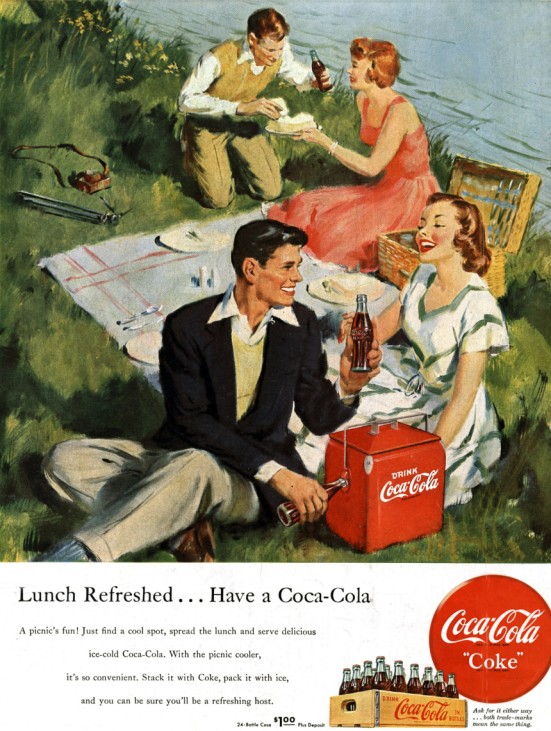 Werbung für Coca-Cola, 1949