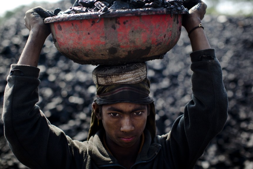 Coal Workers in Jaintia Hills, India