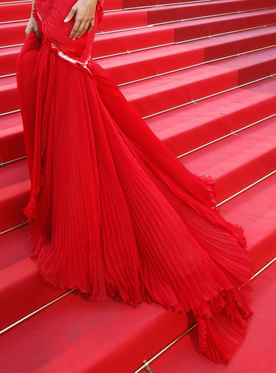 Actress Dawson arrives for the screening of the film This Must Be The Place at the 64th Cannes Film Festival