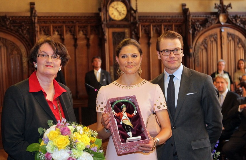 HRH Crown Princess Victoria Of Sweden And Prince Daniel On Germany Visit - Day 1