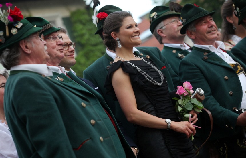 HRH Crown Princess Victoria Of Sweden And Prince Daniel On Germany Visit - Day 1