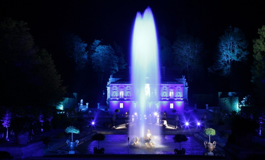 Festakt Schloss Linderhof mit Lightshow / Siemens