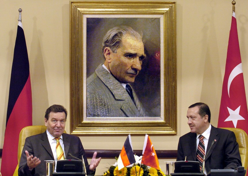 Gerhard Schröder und Recep Tayyip Erdogan, 2004
