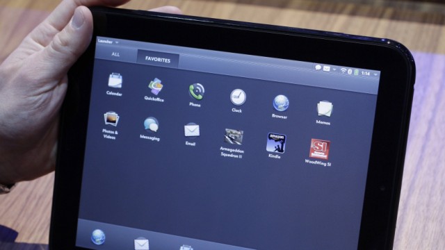 Die größten Technik-Flops 2011: Das TouchPad von Hewlett Packard wurde nach nur sechs Wochen wieder vom Markt genommen - den Tablet-Markt dominiert weiterhin das iPad.