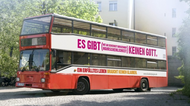 ´Gottlose" Busse - Streit um Werbung