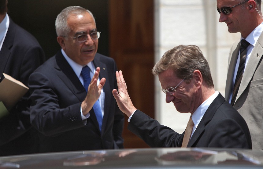 German Foreign Minister Guido Westerwelle visits