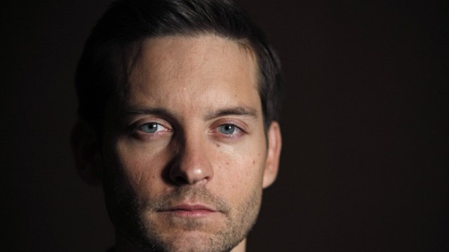 File picture shows actor Tobey Maguire posing for a portrait during a tour promoting his new film 'Brothers' in New York