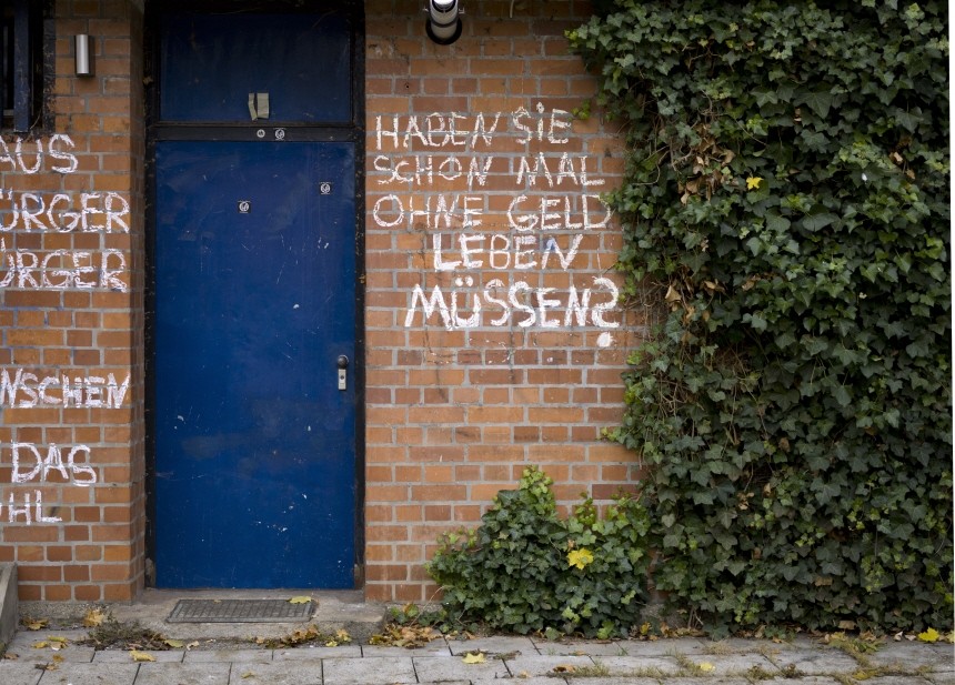 Graffiti Armut in München
