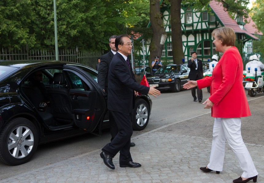 Merkel trifft Wen Jiabao