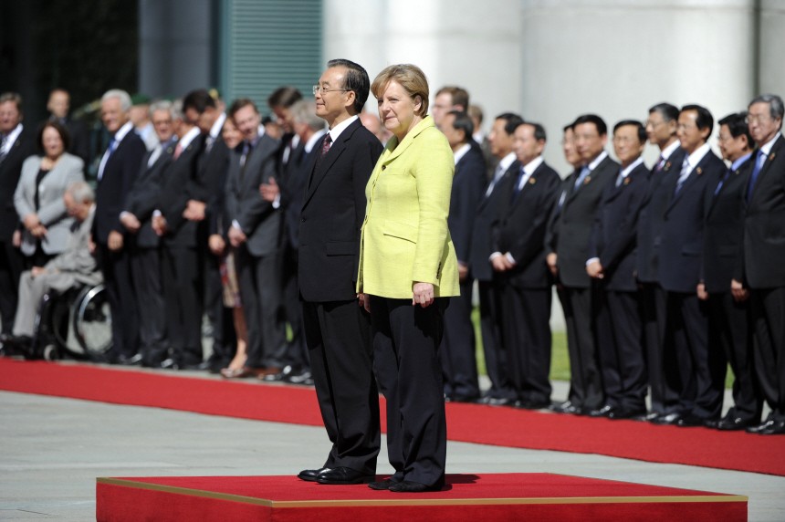 Berlin Bundeskanzlerin Angela Merkel Ministerpräsident Wen Jiabao  China