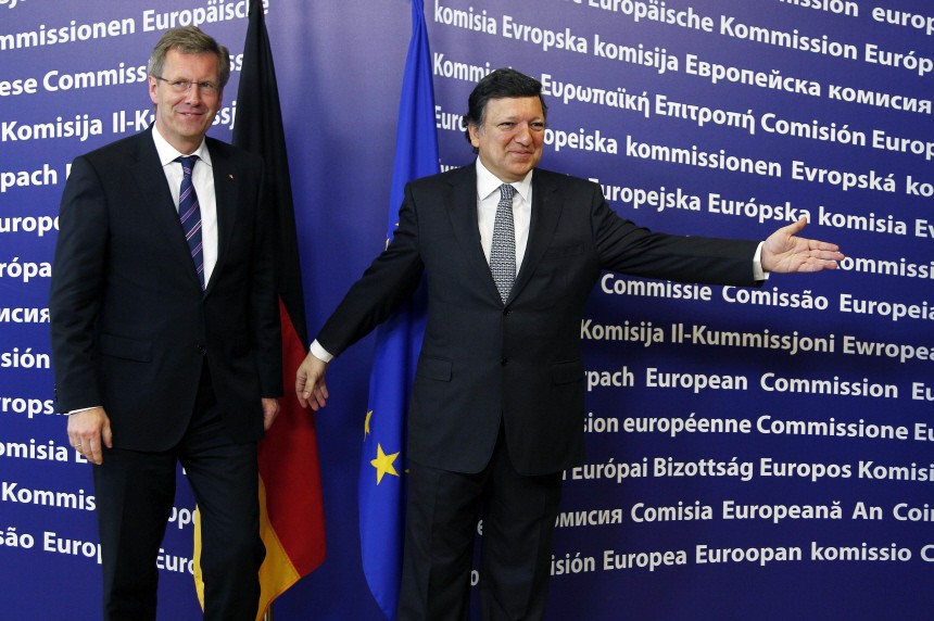 German President Wulff meets EC President Barroso in Brussels