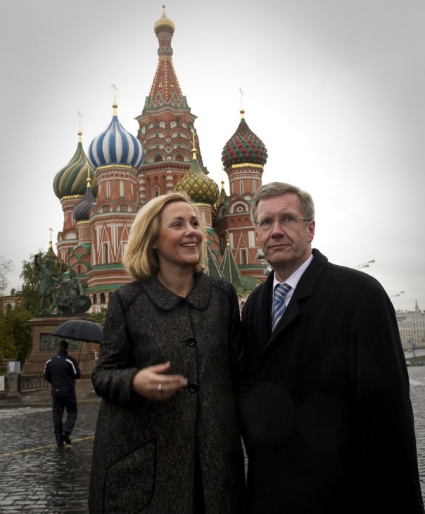 Bundespraesident Wulff besucht Russland