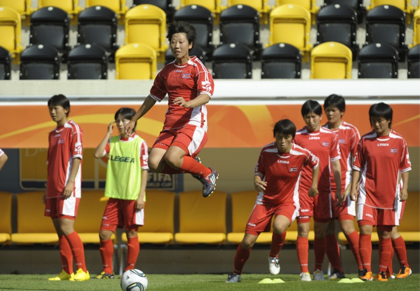 Fussball-WM: Training Nordkorea