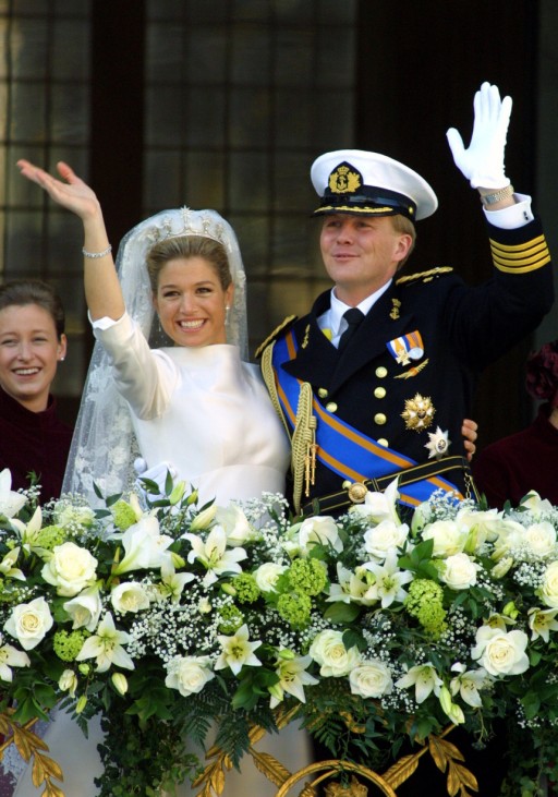 Hochzeit des niederländischen Kronprinzen Willem-Alexander mit Maxima Zorreguieta, 2002