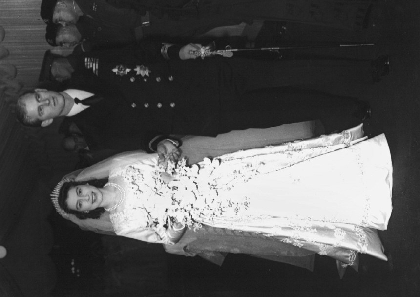 Hochzeit der englischen Thronfolgerin Elizabeth mit Philip Mountbatten, 1947