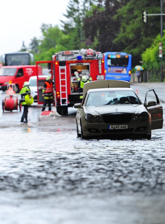 Überflutungen in München