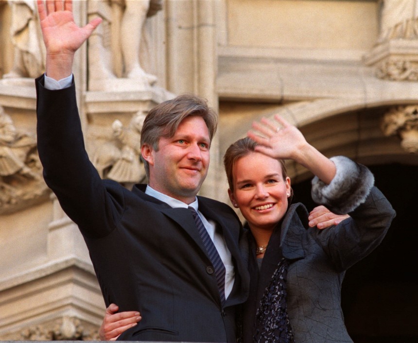 Kronprinz Philippe von Belgien und Mathilde, 1999