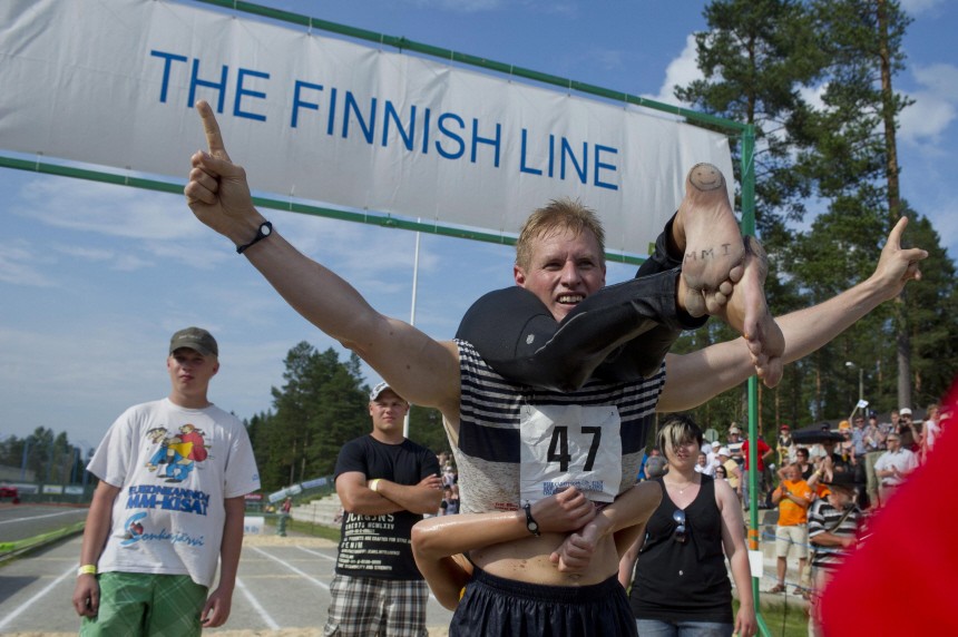 16th Wife Carrying World Championships in Sonkajärvi, Finland