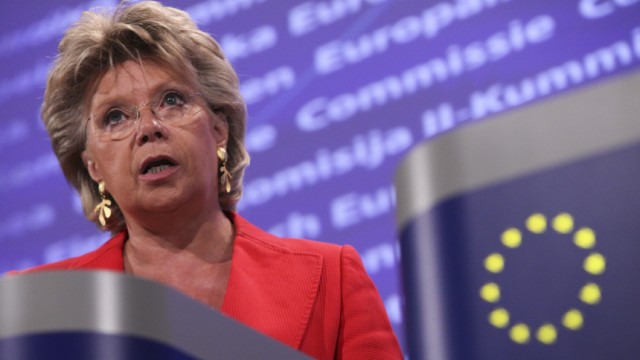 EU-Kommissarin Viviane Reding will Frauenquote