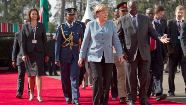 Kanzlerin Merkel in Kenia
