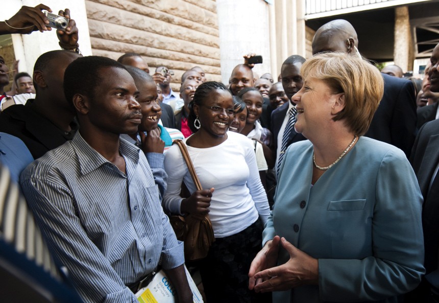 Merkel besucht Kenia