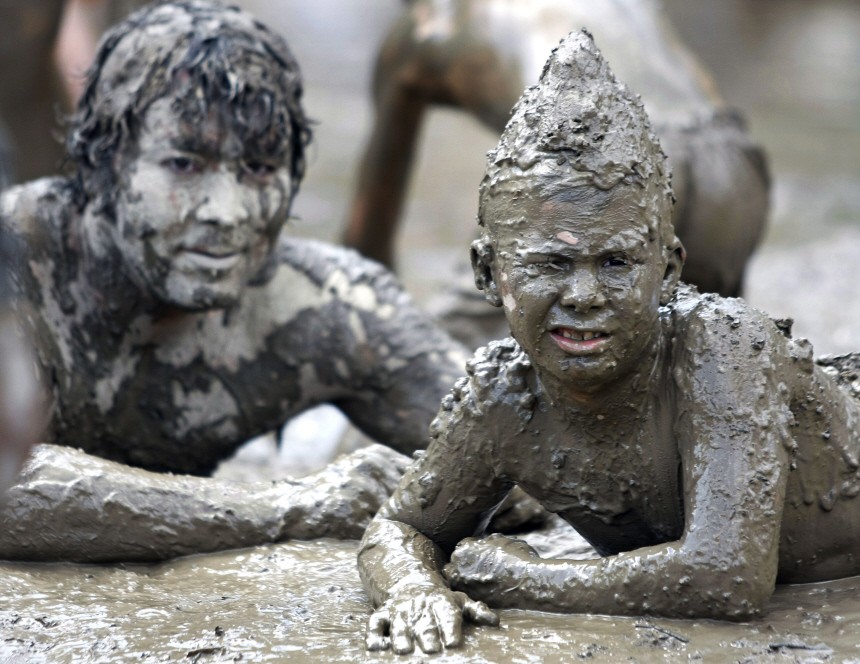 Kids Get Dirty At Annual Mud Day Festivities