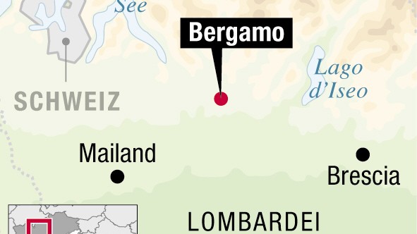 Bergamo Karte