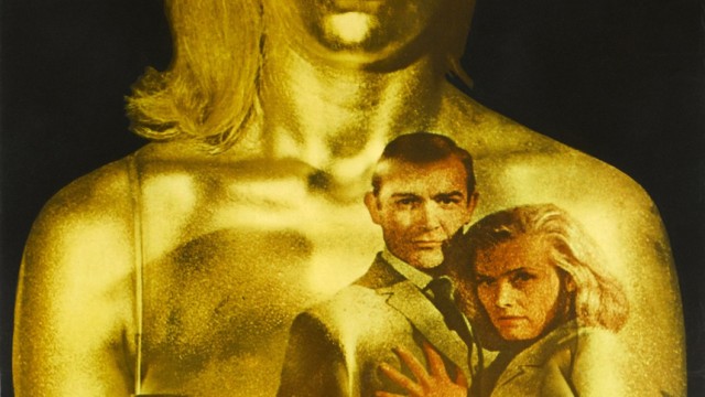 Handout of James Bond 'Goldfinger' poster