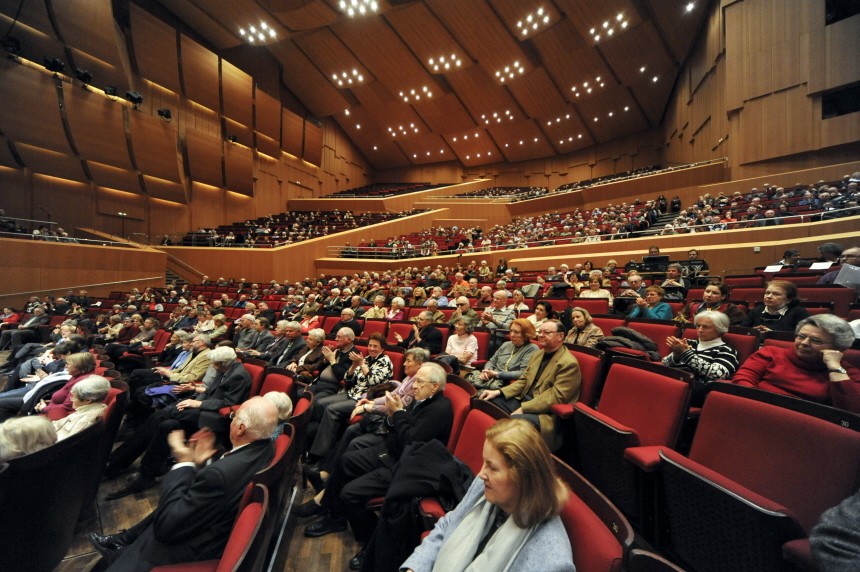 Musikliebhaber in der Münchner Philharmonie, 2011