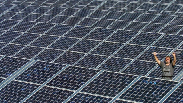 Solar-Kraftwerk im Saarland