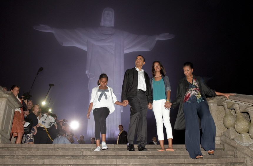 BRAZIL-POLITICS-OBAMA-CHRIST