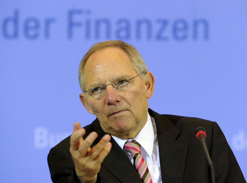 Pressekonferenz Wolfgang Schäuble