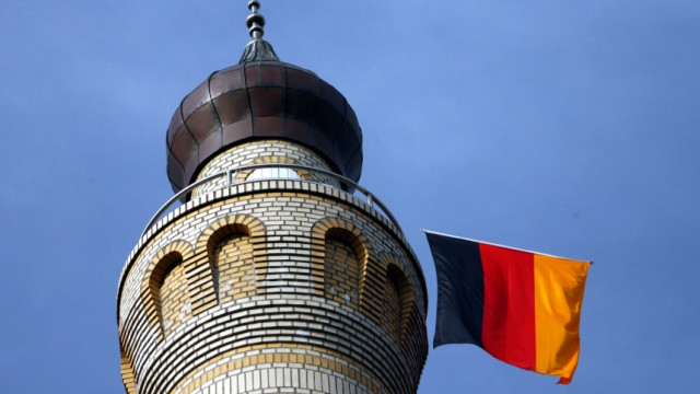 Minarett der Moschee Rendsburg