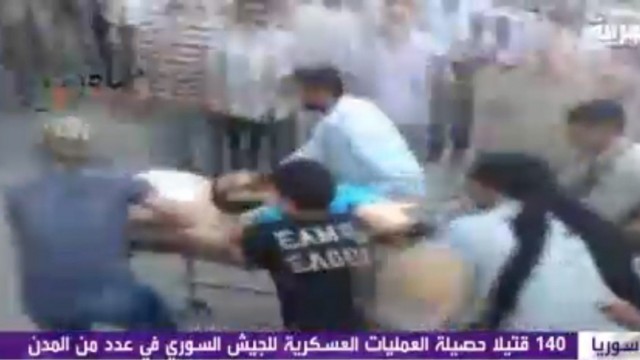 Crackdown on pro-democracy protesters in Hama