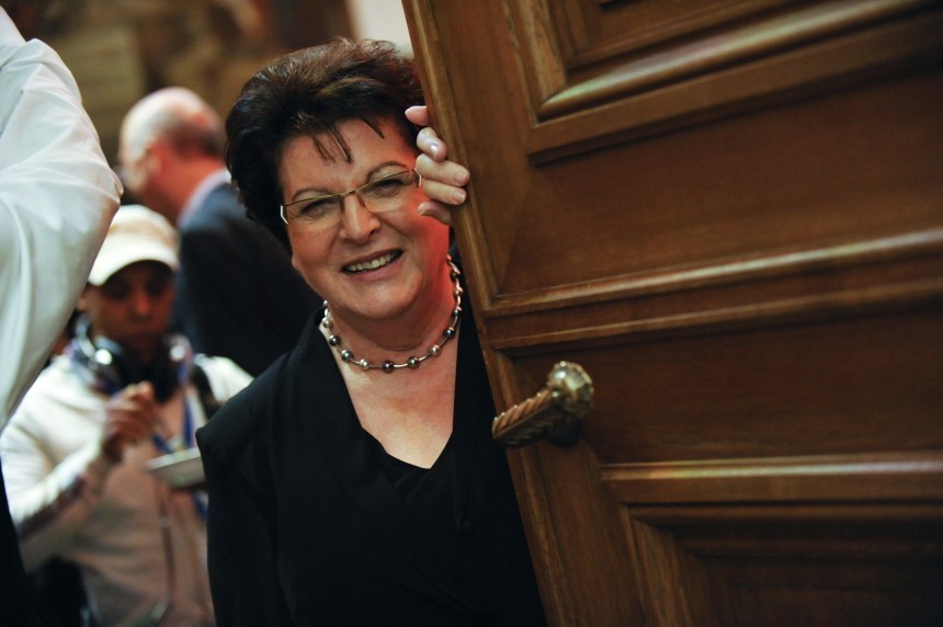Barbara Stamm bei Filmpremiere "Der große Kater" im Bayerischen Landtag, 2010