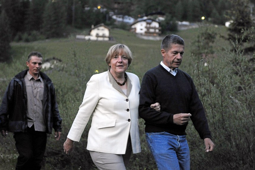 Bundeskanzlerin Merkel verbringt Urlaub in Suedtirol