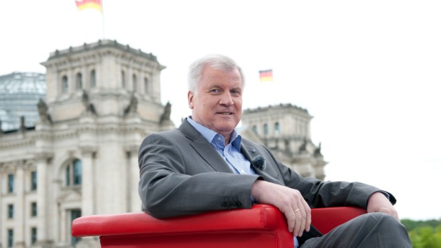 Horst Seehofer im ARD-Sommerinterview