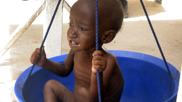 Hungerkatastrophe in Ostafrika: Täglich verhungern in der westafrikanischen Krisenregion 13 von 10.000 Kindern unter fünf Jahren. Schätzungen der Vereinten Nationen sind Zehntausende bereits gestorben. Mehr als 11 Millionen Menschen brauchen Hilfe.