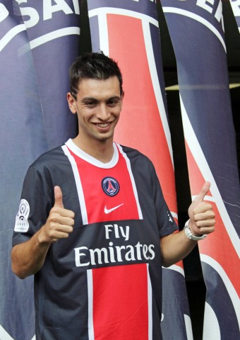 Javier Pastore presented as new PSG player